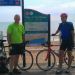 Glenn Dobson and friend Simon rode the route in aid of a Paediatric Diabetes charity in Grimsby. August 2013