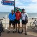 Jeff, Andy and Darren made it from Morecambe to Bridlington in a very wet, cold July. (27-29th)
